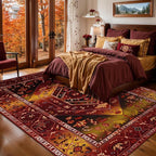 SERISSA 6x9 Washable Non Slip Boho Area Rug - Image 3