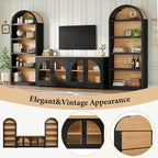 Merax Vintage Farmhouse TV Stand Set - Image 6