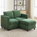 WUTUTUEE 58”Modular Sectional Loveseat Sofa by WUTUTUEE