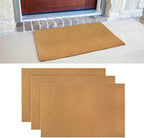 3 Pack Blank Door Mats, 30x17 Inch Artificial Coir Doormats Outdoor by Unknown