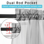 Grey Sheer Curtains - Image 2