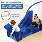 Contour Comfort Kids Couch 14 PC Modular Kids Play Couch Set – Convertible Sofa - Image 4