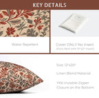 Crumbs Home Modern Farmhouse California Casual Indoor Outdoor Lumbar Pillow - Image 5