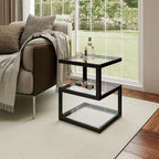 3-Tier Tempered Glass Side Table - Image 2