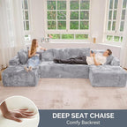 131'' U Shaped Sectional Couches - Image 3