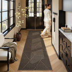 Lahome Enfys Modern Geometric Runner Rug, 2x8 Washable Rug Runners - Image 6