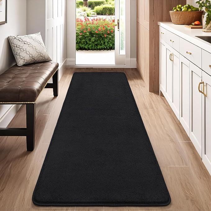 2x8 Runner Rug for Hallway, Long Runner Rugs Non Slip, Non Slip Backing Runners - Image 2