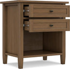 SIMPLIHOME Warm Shaker Nightstand - Image 5