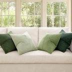 MIULEE Spring Green Decorative Throw Pillow Covers 24x24 Inch Set of 4 Boho - Image 2
