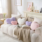 2PCS Throw Pillows Heart Pillow Home Decor Decorative Couch Pillows Bed Pillows - Image 5