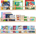 AZSKY Natural Wood Nursery Shelves, Floating Wall Mount Book Shelves Kids Baby by AZSKYMakeyourlifebetter