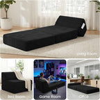 Kasunpul Folding Sofa Bed with Pillow, Memory Foam Fold Out Chair Bed, - Image 7