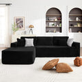 Opiesit 108" Boneless Couches for Living Room, Modular Sectional Sofa by Opiesit
