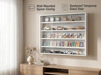 5-Tier Wall Mounted Display Cabinet, No Assembly Required Ready to Use Out of - Image 5