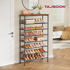 Tajsoon 8 Tier Free Standing Shoe Rack - Image 3
