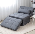 BIGSYY Sofa Bed, Modern Convertible Chair Adjustable Backrest Sleeper Couch Bed - Image 8