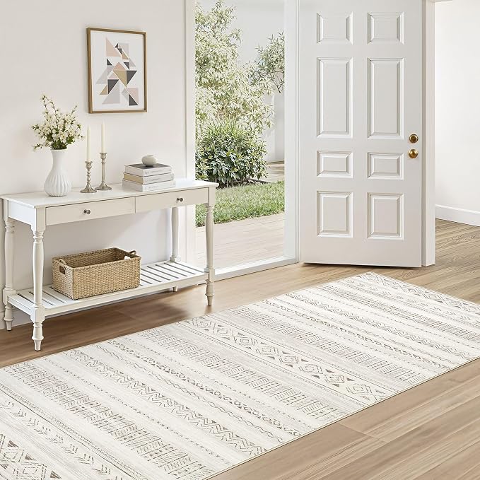 cotiled Hallway 3x8 Runner Rugs Washable Boho Moroccan Soft Rug | Non-Slip by COTILED