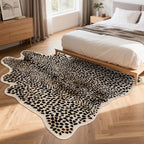 Huichenxing2021FURSTORE Leopard Rug Cheetah Print Rugs - Image 4