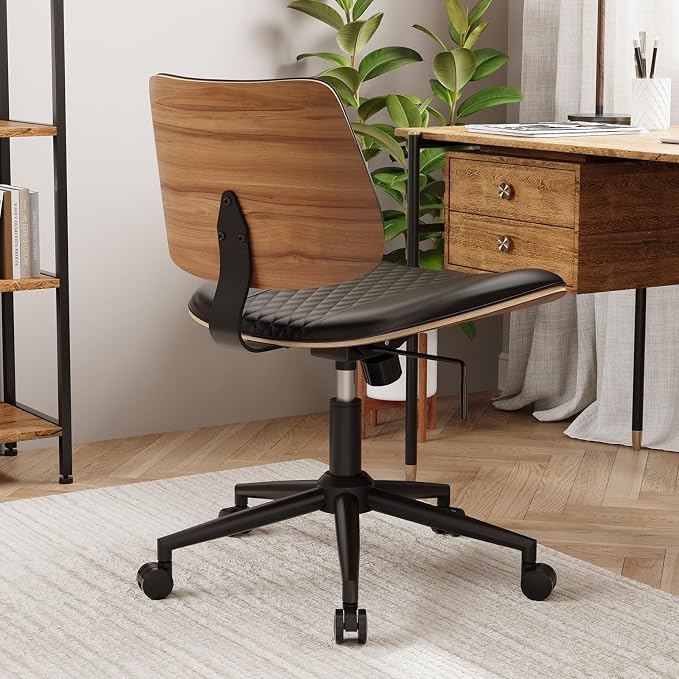 Modern Armless Office Chair - Image 9