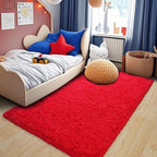 Pionblank Fluffy Area Rug for Bedroom 4x6 Feet, Indoor Plush Carpet, Cute Comfy by PIONBLANK