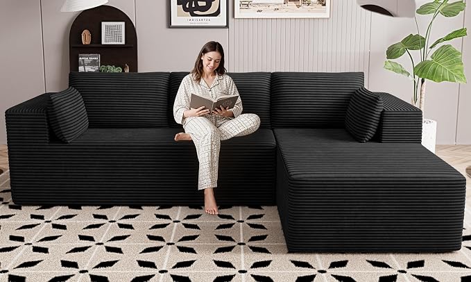 106" Cloud Sectional Boneless Couches by GRUSIGN