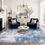 RELEANY Washable 4'x6' Abstract Area Rug - Image 4