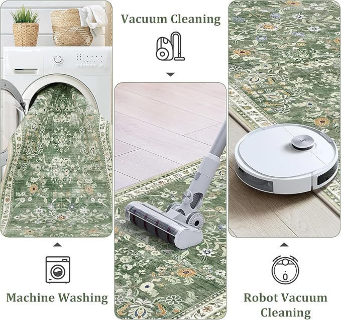 Yamaziot 8x10 Washable Area Rug - Image 5