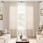 Extra Wide 100x96 Inch Linen Curtains - Image 7
