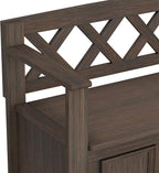 SIMPLIHOME Amherst Entryway Storage Bench - Image 8