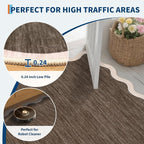 GarveeHome Scalloped Washable Area Rug 8 x 10 Rug - Image 6