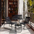 DUMOS 4 Piece Patio Furniture Set，Outdoor Patio Furniture Set - Image 2