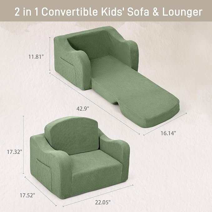 aodisman Thick Comfy Toddler Chair and Couch - Image 3