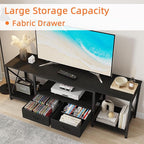 GYIIYUO TV Stand with Fabric Drawers - Image 5