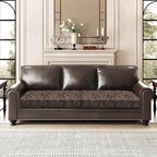 ANARACHON Leather Look Couch Cushion Covers Sofa Seat Slipcovers Sets Couches - Image 2