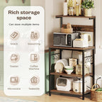 SUPERJARE Kitchen Bakers Rack - Image 6