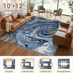 DMOYEST 10x12 Area Rug for Living Room - Image 2