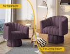 Dewhut Swivel Accent Chair, 360° Swivel Barrel Chair - Image 4