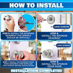 Mobile Home Door Knobs with Deadbolt – Exterior Front Door Lock Set of 2 - Image 7