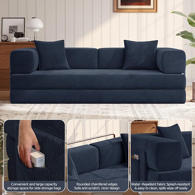 MoonSpeak 78.8''Sleeper Couch Bed - Image 5