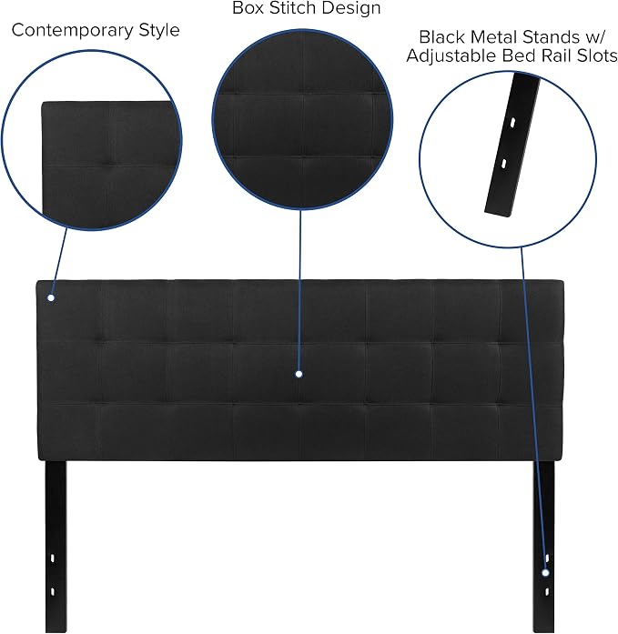 Flash Furniture Bedford Tufted Upholstered Headboard - Image 4