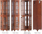 Glass Corner Display Cabinet - Image 9