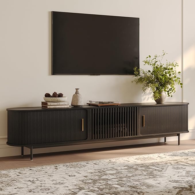 POVISON Fully-Assembled Mid Century Modern TV Stand by POVISON