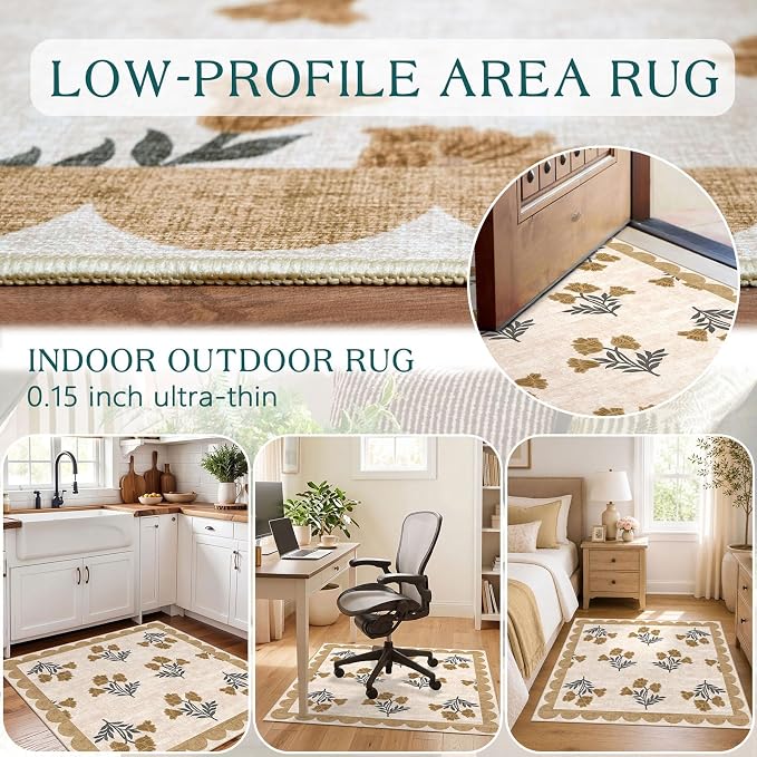 3x3 Square Entryway Rug - Image 5