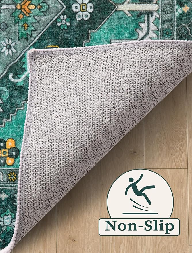 SERISSA 2'6"x8' Washable Non Slip Boho Runner Rug - Image 3