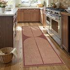 Lahome Modern Rainbow Easy Jute 2x6 Runner Rug - Image 2