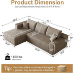 AUGOP 96" Sectional Couches for Living Room Modern Modular Sofa - Image 2