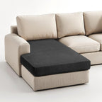 Hokway Stretch Chaise Cover Individual Couch Cushion Slipcovers Reversible by Hokway