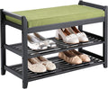 PETKABOO Shoe Rack Bench with Storage 27.6 in, Living Room by PETKABOO