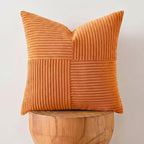 Fancy Homi 2 Packs Burnt Orange Big Decorative Throw Pillow Covers 24x24 Inch - Image 7