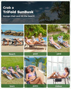 KingCamp 2 Pack Folding Lounge Chair Outdoor, Tanning Chair - Image 8